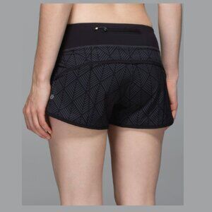LULULEMON Run: Speed Shorts 3" *4-Way Stretch Swift Ultra Running Blk Women's 10